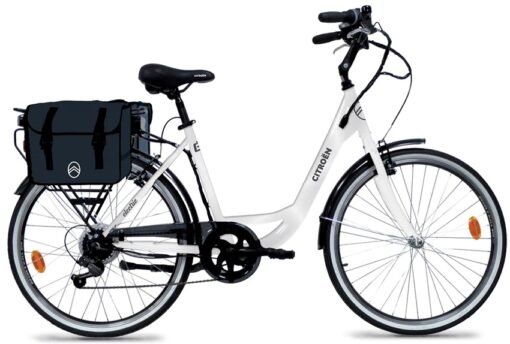 Vélo électrique de ville Citroën E-City Lady Noir – Image 3