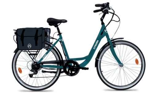 Vélo électrique de ville Citroën E-City Lady Noir – Image 2