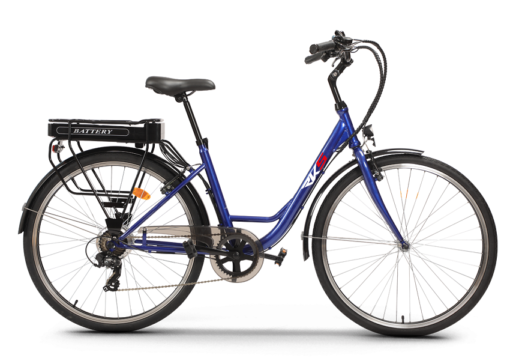 Vélo électrique ville RKS ZF6 250W batterie 36V 7.8Ah Bleu