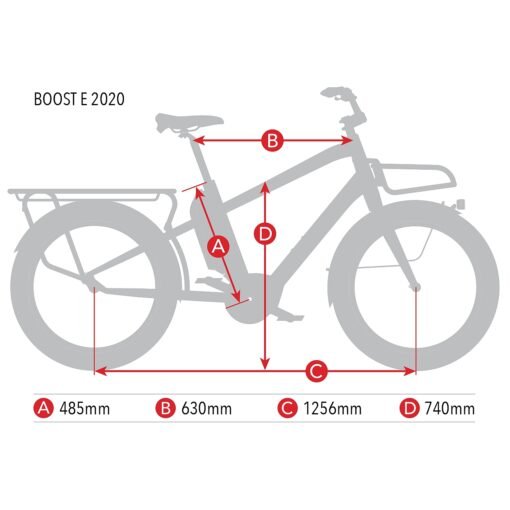 Benno Bikes BOOST E 10D CX - 24" Vélo Électrique de Cargo - 2022 - Neon Orange – Image 4