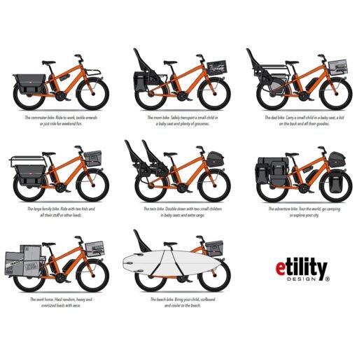Benno Bikes BOOST E 10D CX - 24" Vélo Électrique de Cargo - 2022 - Neon Orange – Image 2