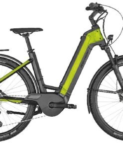 Bergamont E-VILLE SUV TOUR - Trekking E-Bike - 2022 - black / lime green metallic