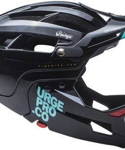CASQUE AVEC MENTONIÈRE AMOVIBLE URGE GRINGO DE LA PAMPA NOIR