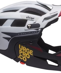 CASQUE AVEC MENTONIÈRE AMOVIBLE URGE GRINGO DE LA SIERRA BLANC / NOIR