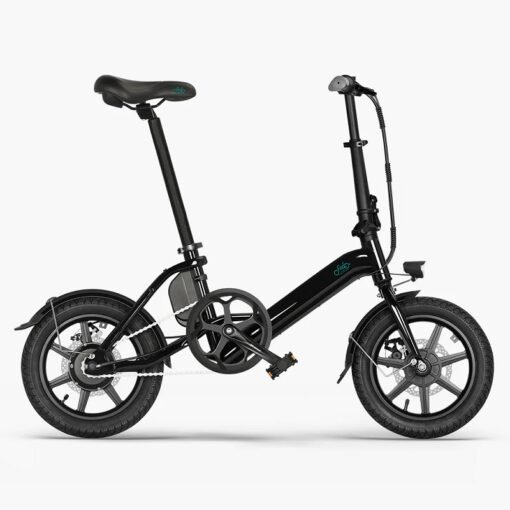 Fiido D3 Pro mini vélo électrique pour femme Noir
