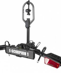 PORTE-VÉLOS SUR BOULE D'ATTELAGE BUZZ RACK E-SCORPION 1 - 13 BROCHES - 1 VÉLO (COMPATIBLE E-BIKE) NOIR