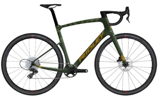 Ridley KANZO FAST - EKAR - Vélo Gravier Carbone - 2023 - army green metallic