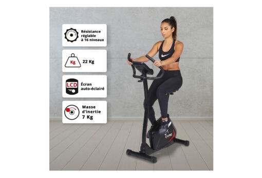 VÉLO D'APPARTEMENT - SPORTER 21 PROGRAMMES – Image 5