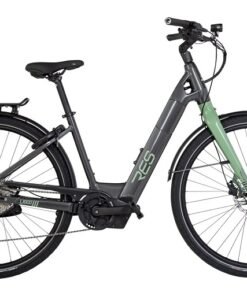 VTC électrique RIDLEY RES U800 Women Shimano 10 Speed gris