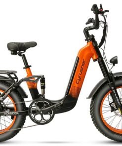 VTT électrique Cyrusher Kommoda pas à pas 750W 14Ah Orange