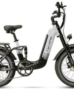 VTT électrique Cyrusher Kommoda pas à pas 750W 14Ah blanc