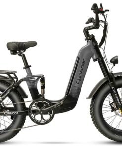 VTT électrique Cyrusher Kommoda pas à pas 750W 14Ah gris