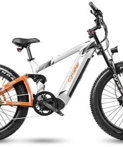 VTT électrique Cyrusher Ranger Vélo électrique tout-terrien 750W 20Ah blanc
