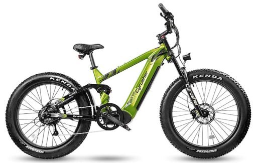 VTT électrique Cyrusher Ranger Vélo électrique tout-terrien 750W 20Ah vert