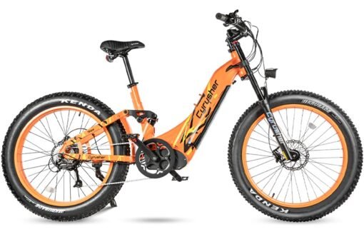 VTT électrique Cyrusher Trax hybride tout-terrain bleu – Image 3