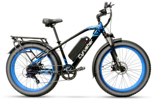 VTT électrique Cyrusher XF650 750W 16Ah rouge – Image 5