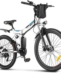 VTT électrique ESKUTE 26 Pouces Pliable TJGB Blanc