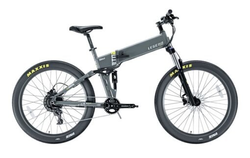 VTT électriques pliant Legend Ebikes Etna SR noir – Image 3