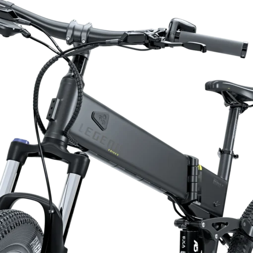 VTT électriques pliant Legend Ebikes Etna SR noir – Image 4