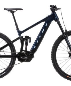 VTT électriques tout-suspendus Vitus E-Sommet VR intl. bleu/noir