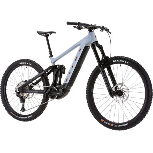 VTT électriques tout-suspendus Vitus E-Sommet VRS blanc – Image 8