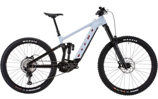 VTT électriques tout-suspendus Vitus E-Sommet VRS blanc