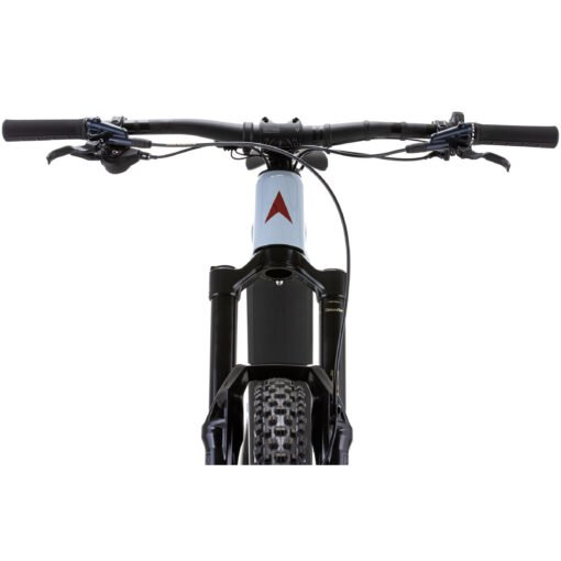 VTT électriques tout-suspendus Vitus E-Sommet VRS blanc – Image 3