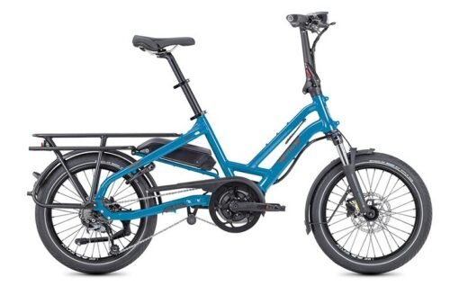 Vélo cargo électrique Compact Tern HSD P9 Bleu LR
