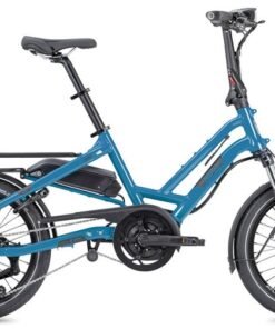 Vélo cargo électrique Compact Tern HSD P9 bleu