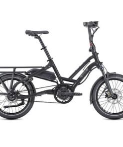 Vélo cargo électrique compact Tern HSD S8i black