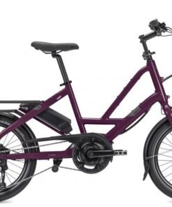 Vélo cargo électrique compact Tern Quick Haul D8 Violet
