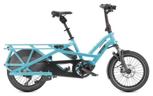 Vélo cargo électrique longtail TERN GSD S10 Beetle Blue LX