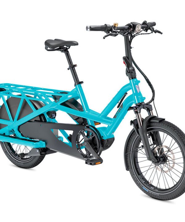 Vélo cargo électrique longtail TERN GSD S10 Bleu LR
