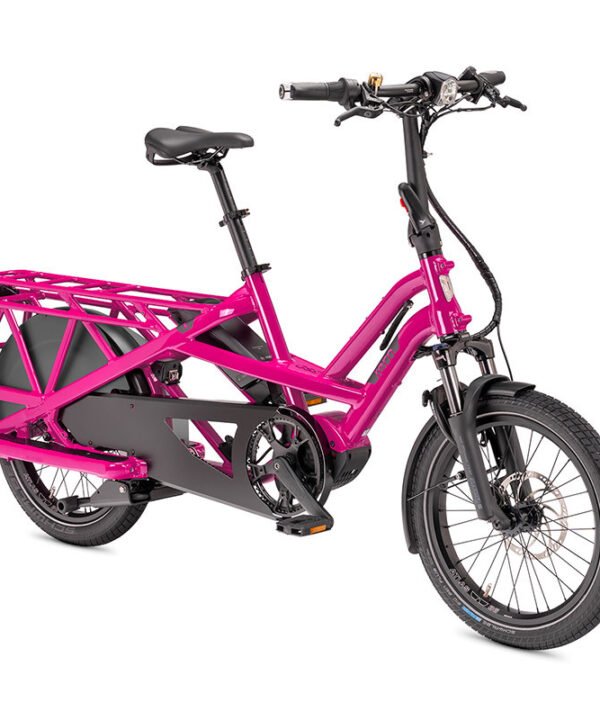 Vélo cargo électrique longtail TERN GSD S10 Dragon Fruit LR