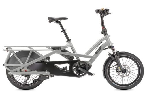 Vélo cargo électrique longtail TERN GSD S10 Gris Rhino LR