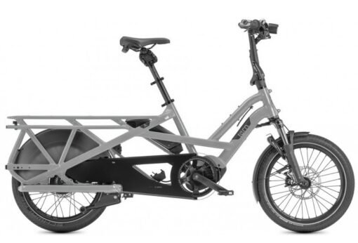 Vélo cargo électrique longtail TERN GSD S10 Rhino Grey LX