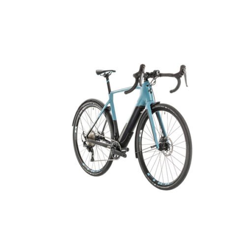 Vélo de Gravel Électrique CUBE NUROAD HYBRID C:62 SL Shimano GRX 40 Dents Noir/Bleu 2020 – Image 7