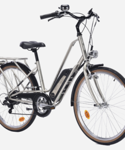 Vélo de ville électrique Nakamura adulte E CITY LTD gris