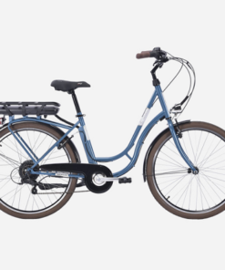 Vélo de ville électrique Nakamura adulte E-City 50 bleu clair