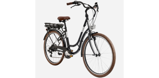 Vélo de ville électrique Nakamura adulte E-City 50 bleu clair – Image 9