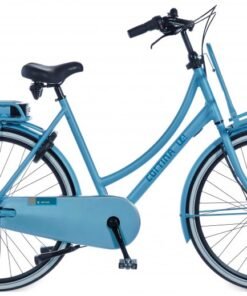 Vélo de ville électrique hollandais CORTINA E-U4 7v cadre bas bleu