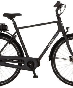 Vélo de ville électrique hollandais moteur central CORTINA E-Foss N8 cadre Haut noir