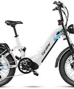 Vélo électrique Cyrusher Ovia Step-through ebike 750W 52V 17Ah blanc