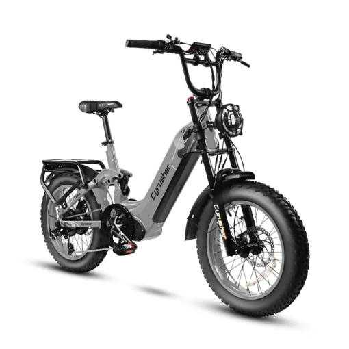 Vélo électrique Cyrusher Ovia Step-through ebike 750W 52V 17Ah blanc – Image 6