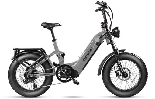 Vélo électrique Cyrusher Ovia Step-through ebike 750W 52V 17Ah blanc – Image 4