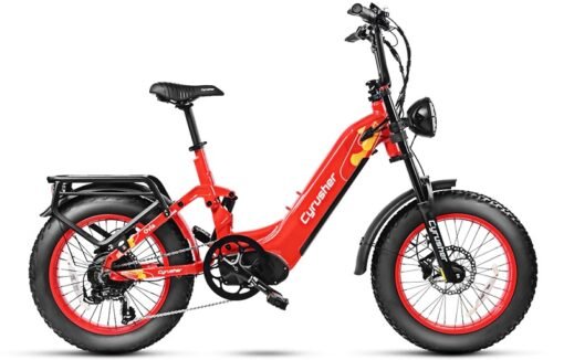Vélo électrique Cyrusher Ovia Step-through ebike 750W 52V 17Ah blanc – Image 5
