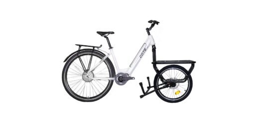 Vélo électrique cargo COTE EBIKE – CV100 CARGO rouge – Image 2