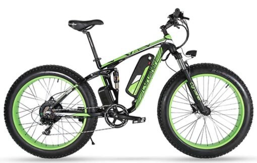 Vélo électrique de montagne Cyrusher XF800 fatbike 750W 13Ah bleu – Image 6