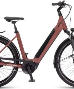Vélo électrique de randonnée Winora Sinus N5f Maroonred matt