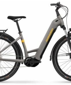 Vélo électrique de randonnée Winora Yucatan X8 Quarz matt cadre ouvert